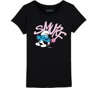 Schtroumpfs « Poster » T-Shirt Fille GISMURFTS001, Noir, Taille 06A
