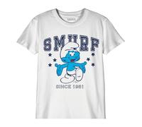 Schtroumpfs « Poster » T-Shirt Garçon BOSMURFTS016, Blanc, Taille 14A