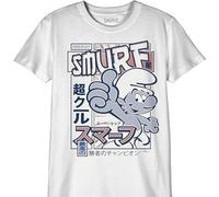 Schtroumpfs « Poster » T-Shirt Garçon BOSMURFTS018, Gris Melange, Taille 12A