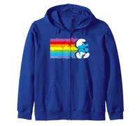 Schtroumpfs Rainbow Adventure Explorateur en Plein air rétro Souvenirs Amusants Sweat à Capuche