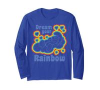 Schtroumpfs Rainbow Dreams Happy Nap Sleepy Retro Schtroumpf Daydream Manche Longue