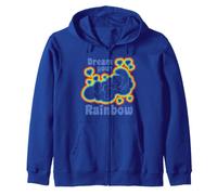 Schtroumpfs Rainbow Dreams Happy Nap Sleepy Retro Schtroumpf Daydream Sweat à Capuche