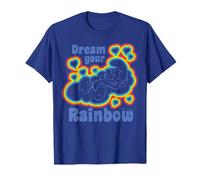 Schtroumpfs Rainbow Dreams Happy Nap Sleepy Retro Schtroumpf Daydream T-Shirt