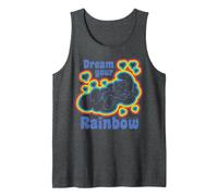 Schtroumpfs Rainbow Dreams Happy Nap Sleepy Schtroumpf Retro Daydream Débardeur