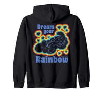 Schtroumpfs Rainbow Dreams Happy Nap Sleepy Schtroumpf Retro Daydream Sweat à Capuche
