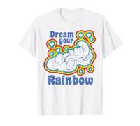 Schtroumpfs Rainbow Dreams Happy Nap Sleepy Schtroumpf Retro Daydream T-Shirt