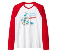 Schtroumpfs Sapin de Noël Décoration Festive Amis Manche Raglan