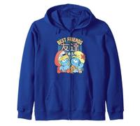 Schtroumpfs Schtroumpfette Best Friends Tokyo Retro Adventure Comic Sweat à Capuche