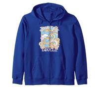 Schtroumpfs Schtroumpfette Lovely Beautiful Love Vibe Valentines 70s Sweat à Capuche