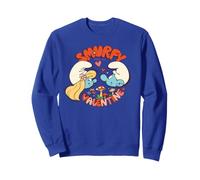 Schtroumpfs Schtroumpfette Saint Valentin Amour Classique Coeur Romance Sweatshirt