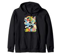 Schtroumpfs Schtroumpfette Saint Valentin Amour Romance Baiser Coeur Rétro Sweat à Capuche