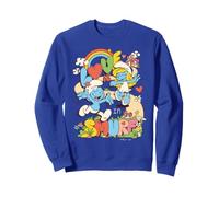 Schtroumpfs Schtroumpfette Saint Valentin Amour Romance Rétro Kiss Cœur Sweatshirt