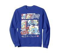 Schtroumpfs Schtroumpfette Tokyo Japon Saint Valentin Classique Coeur Bande dessinée Sweatshirt