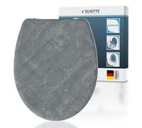 Schütte Abattant WC Frein de Chute Déclipsable STONES, Béton Léger