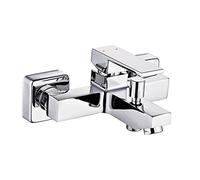 Schütte Tokyo II Mitigeur Douchette pour Baignoire - Chromé | Mitigeur monocommande baignoire et salle de bain, port douche 1/2in, diamètre env. 1,9 cm, finition chromée, 1 pièce