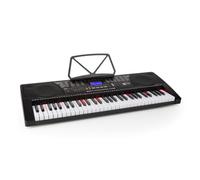 Schubert 255 Piano électrique USB clavier 61 touches lumineuses écran LCD