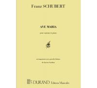 Partitions classique DURAND SCHUBERT - AVE MARIA - VOIX SOPRANO ET PIANO Soprano, piano