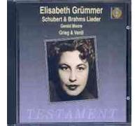 Schubert & Brahms Lieder, Grieg & Verdi Grümmer, Sop.