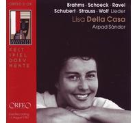 Schubert / Brahms / Scholeck: Salzburg Festival, Live Recording 11, August 1957 by Lisa Della Casa, Arpad Sandor (2009-09-15?