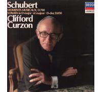 Schubert* : Clifford Curzon - Moments Musicaux, D.780 Sonata In D Major . Re Majeur . D-Dur, D.850 (12" Vinyl LP)(1983)(Decca JB 145)