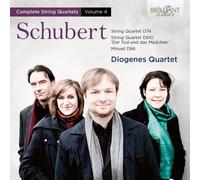 Schubert / Diogenes Quartet - String Quartets 4 [New CD]