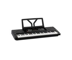 Schubert Etude 61 MK II Clavier numérique - Clavier, 61 touches, Fonction apprentissage/enregistrement - 50 morceaux de démonstration, 300 sons/rythmes, Fonctionnement secteur/piles, noir