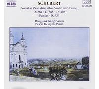 Schubert, F. - Sonatinas (3)/Fantasia Violin & Piano