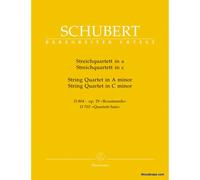 Schubert F. - String Quet In A, String Quet In C