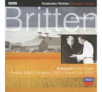 Schubert: Fantasy In F minor For Piano Duet; Grand Duo Sonata in C etc. by Sviatoslav Richter Benjamin Britten (2000-04-11)