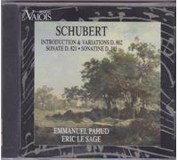 Schubert: Introduction & Variations D.802, Sonate D.821, Sonatine D.385
