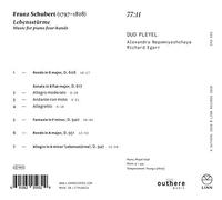 Schubert: Lebensstürme - Music for Piano Four-hands by Franz Schubert [CD] NEUF