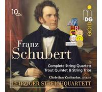 Schubert : Les quatuors Quintette La Truite & Trios à Cordes. Sanderling, Ockert, Rohde, Zacharias, Leipziger Streichquartett