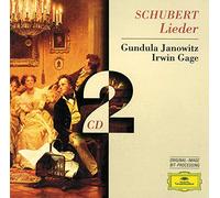 Gundula Janowitz & Irwin Gage – Schubert : Lieder Vol.1 – Coffret 2 CD – Deutsche Grammophon