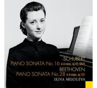 SCHUBERT PIANO SONATA NO.16, IN A MINOR, OP.42, D845 + BEETHOVEN PIANO SONATA NO.28 IN A MAJOR, OP.101
