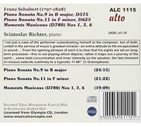 Schubert: Piano Sonatas Nos. 9 and 11/Moments Musicaux 1, 3 and 6 by Schubert