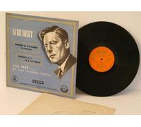 SCHUBERT - SCHUBERT symphony No 8 "The Unfinished" & No 5, Vienna Philharmonic, Karl Bohm. First UK press LXT 2998 on Orange and Gold Decca.