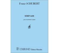 SCHUBERT - SERENADE - VOIX ELEVEES ET PIANO