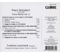 Schubert: Sonata no 2, Dances, etc / Trudelies Leonhardt by Various Artists NEUF