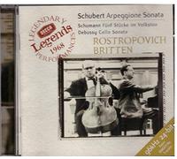 Schubert : Sonate "Arpeggione" - Schumann : Cinq pièces dans le style populaire - Debussy : Sonate pour violoncelle et piano