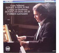 Schubert/Sonate B-Dur, D. 960/Beethoven/Sonate As-Dur, op. 26/Cyprien Katsaris(12" Vinyl LP)(1986)(Teldec 6.43202 AZ)