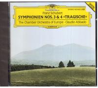 Schubert : Symphonie n°3 & 4 / Claudio Abbado, Chamber Orchestra Of Europe - CD