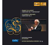 Schubert : Symphonie n° 7 / Brahms : Symphonie, n° 3