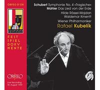 Schubert: Symphony No. 4; Mahler: Das Lied von der Erde (Vienna Philharmonic/Kubelik) by Hilde R??ssel-Majdan (mezzo) (2010-10-20)