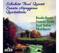 Schubert: 'trout' Quintet/Sonata Arpeggione/Quartettsatz by Borodin Quartet (2015-04-17)