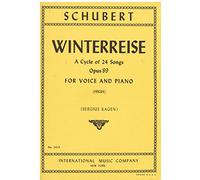 Schubert Winterreise A Cycle of 24 Songs Op.89 for Voice and Piano (High)