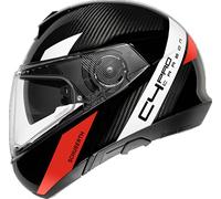 Schuberth C4 Pro Carbon Avio 3K Casque, rouge, taille 2XL pour homme