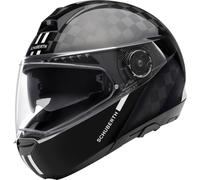 Schuberth C4 Pro Carbon Fusion Casque, Noir/Blanc, Taille XS (53)