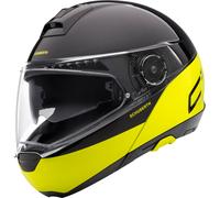 Schuberth C4 Pro Swipe Casque, noir/jaune, Taille S (55)