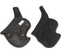Schuberth C5 / E2 Coussinets de joue, noir, Taille 20 mm
