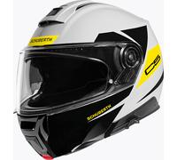 Schuberth C5 Eclipse, casque à bascule XXL (62/63) Noir/Blanc/Jaune Néon Noir/Blanc/Jaune Néon